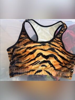 Cleo the hurricane velvet sports bra